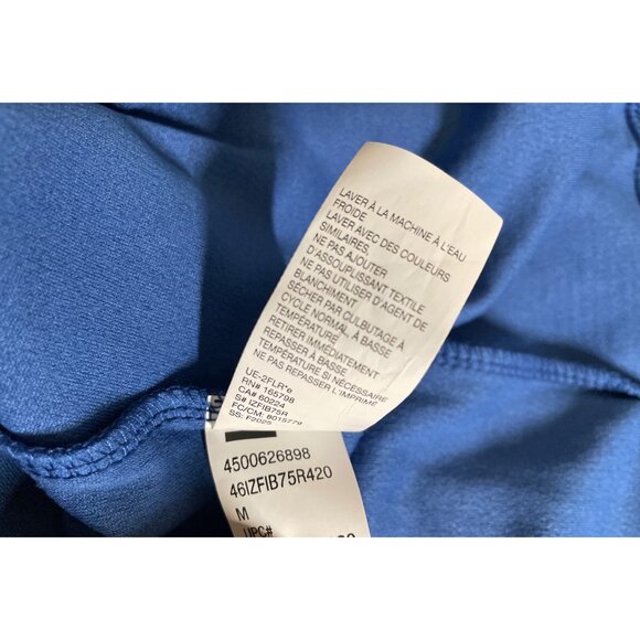 Izod Golf Swingflex Elite Quick-Dry Blue 1/4-Zip Pullover Mens Size M - Picture 9 of 9